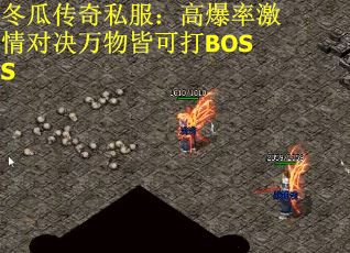 冬瓜传奇私服：高爆率激情对决万物皆可打BOSS